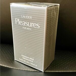 Pleasures For Men By Estee Lauder, 3.4 Oz Cologne For Men ~ Brand New
